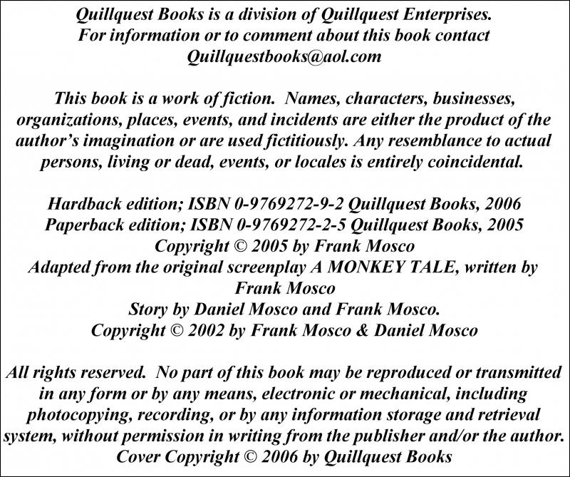Monkey copyright page